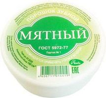 Зубной порошок 140мл бан мята РОССИЯ