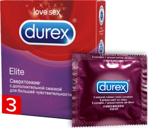 Дюрекс Элит презервативы N3 СОЕДИНЕННОЕ КОРОЛЕВСТВО