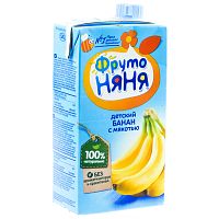 Фрутоняня нектар 0,5л банан с/м РОССИЯ