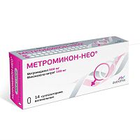 Метромикон-Нео супп вагин 500мг+100мг N14 РОССИЯ